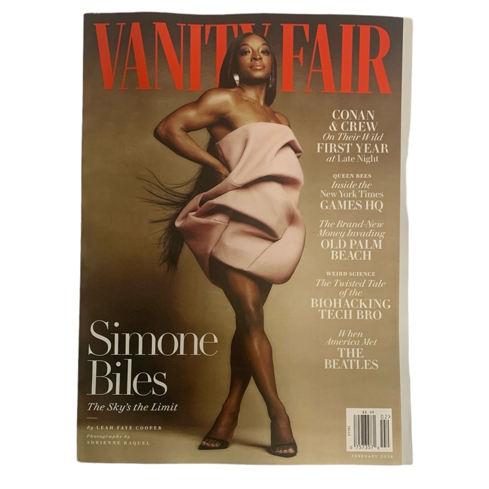 Vanity Fair Magazine February 2024 Simone Biles Sky Is The Limit Conan Beatles